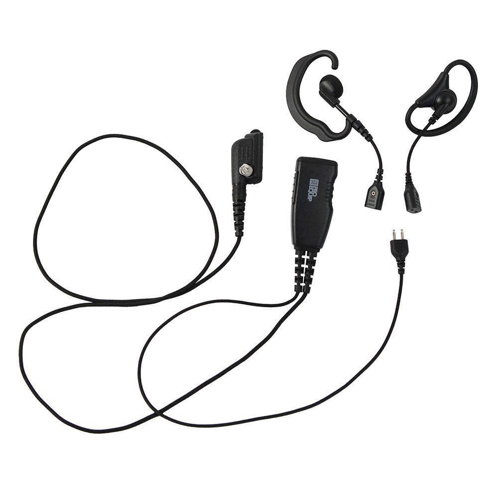 ICOM headset C/D-musling PRO-U610SA fabric cabler proequip D52 svart