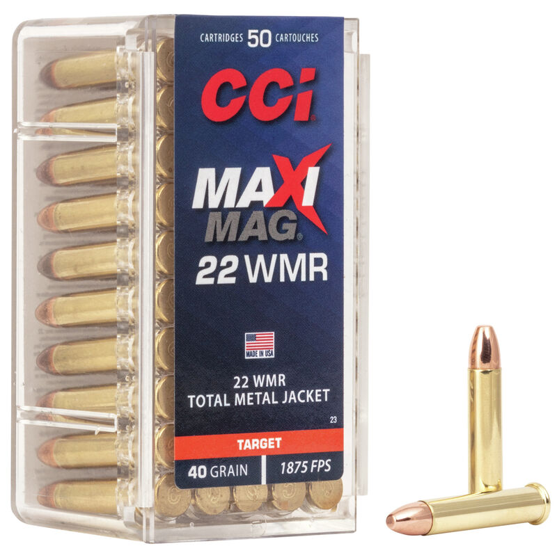 CCI Maxi-mag .22wmr TMJ 40gr 50sk