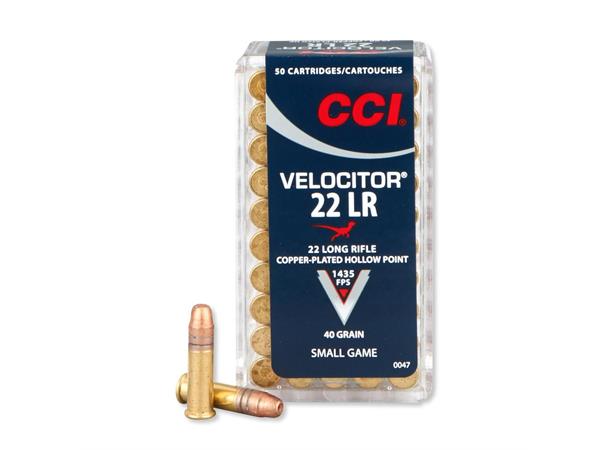 CCI Velocitor .22LR 40gr CPHP 50pk