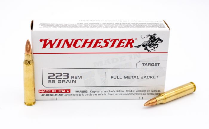 Winchester .223rem 55gr FMJ 20sk