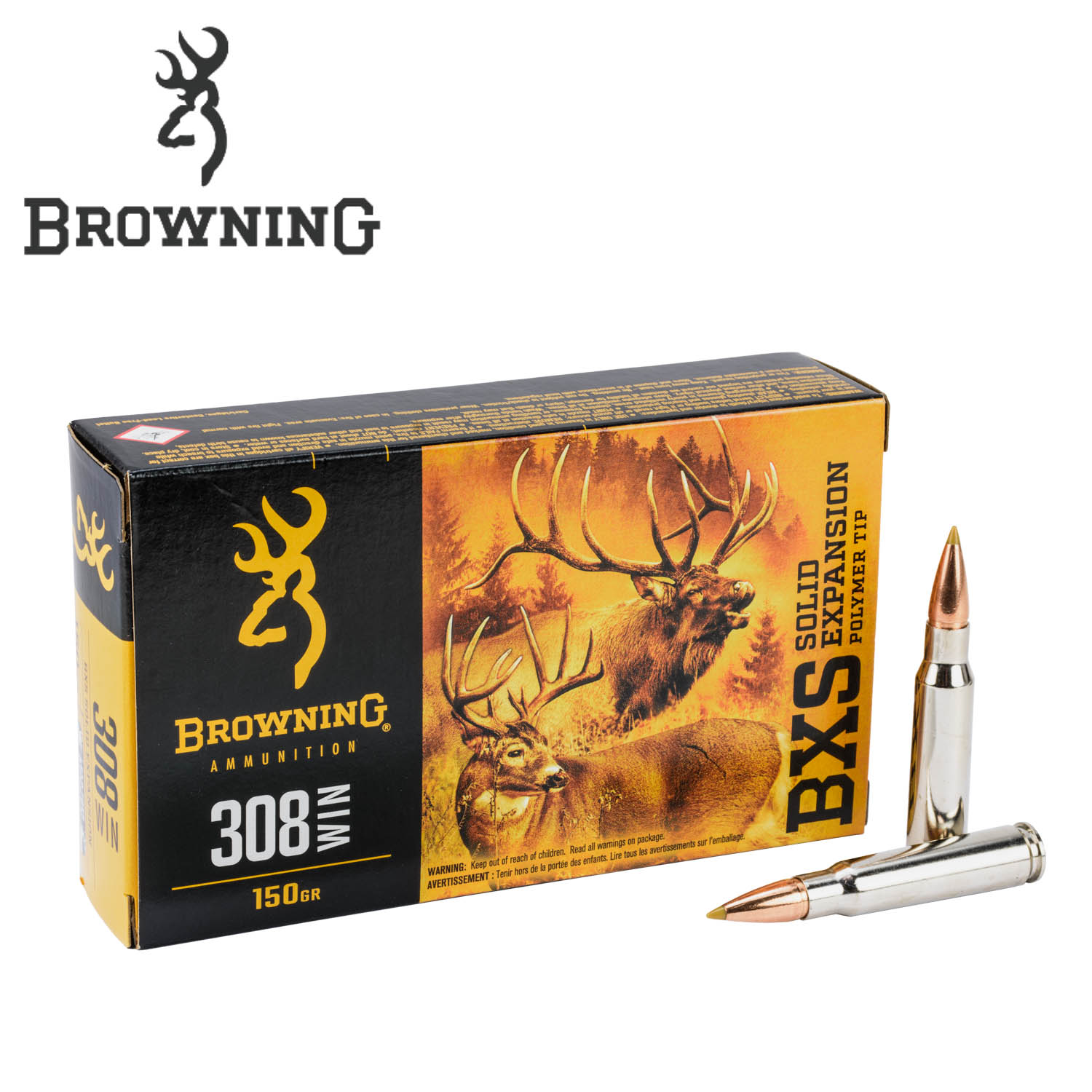 Browning BXS .308win 150gr 20 patroner