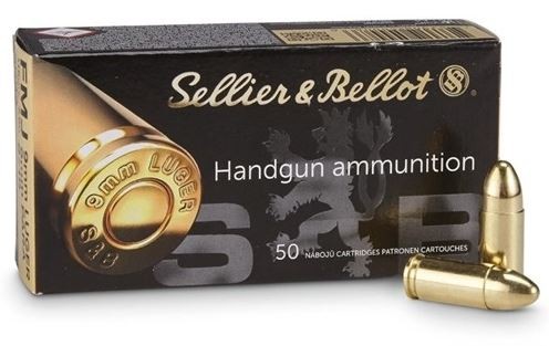 Sellier & Bellot 9mm Luger FMJ 124gr
