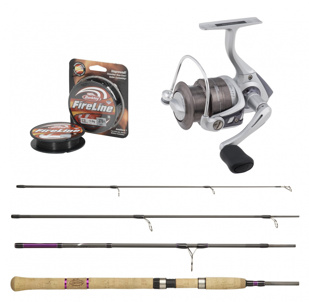 Abu Garcia Phazer Ørret Travel Kombo 4-delt
