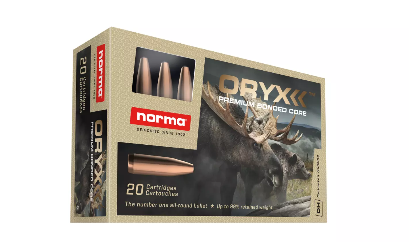 Norma Oryx 6.5x55 156gr 20 patroner