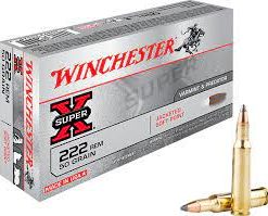 Winchester SuperX .222rem 50gr