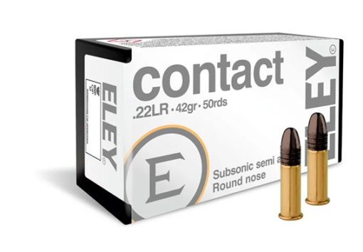 .22LR Eley Contact sub. s.auto 42gr 50sk