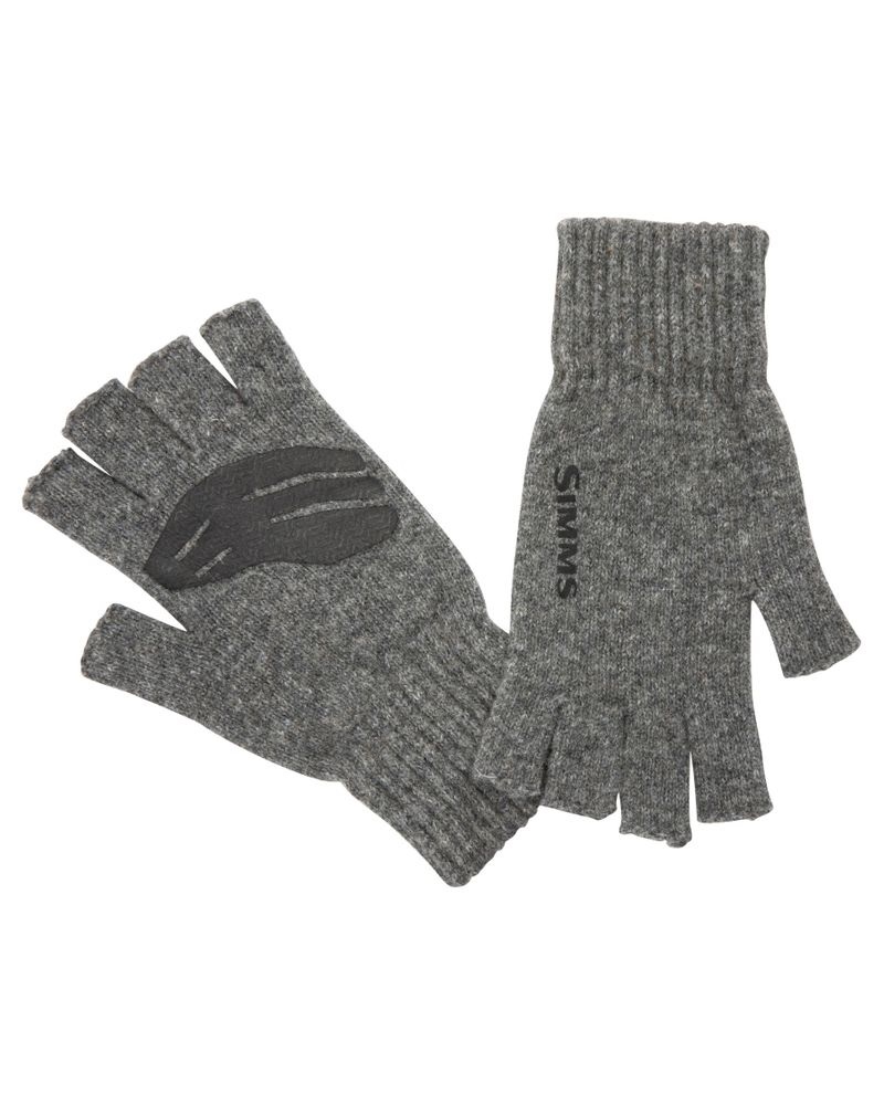 Simms Wool 1/2 Finger Glove