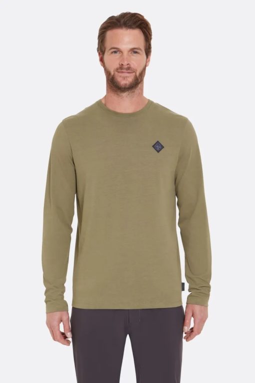 Rab  Basecamp Logo Badge Ls Tee