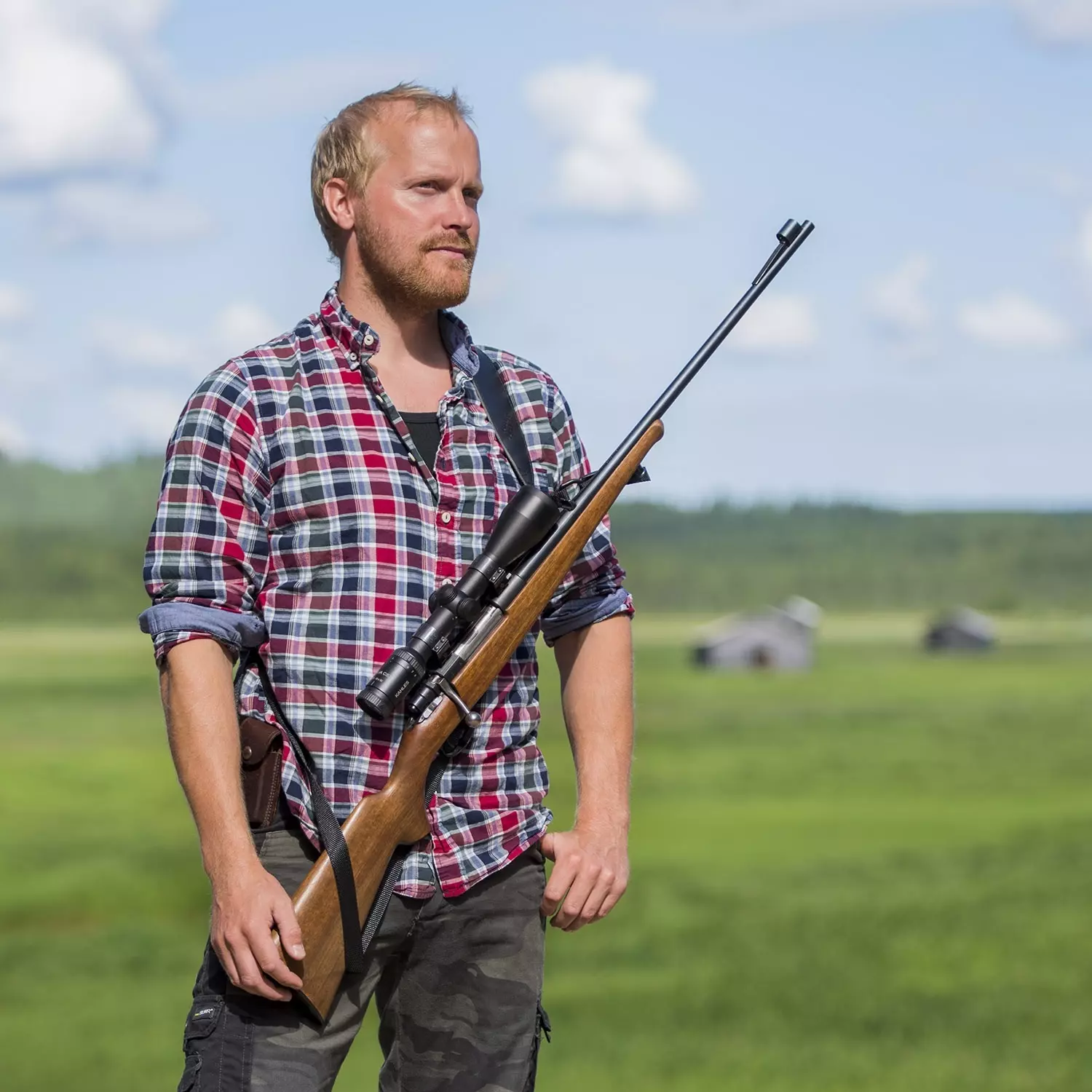 Quickshooter Sort Lær