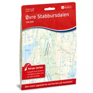 Øvre Stabbursdalen Norge-serien Turkart