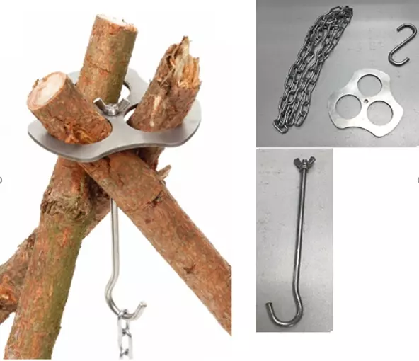 Bålrigg for turbruk