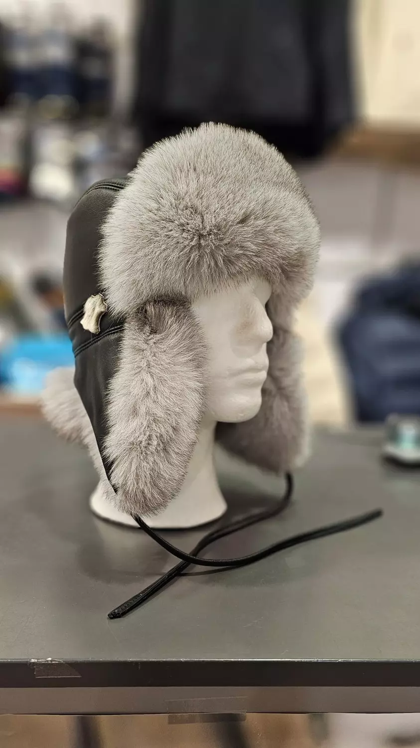 Skinnlue Nappa/Blårev Sort