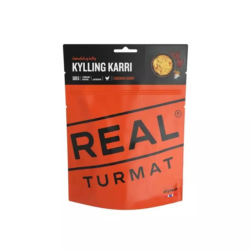 Real Turmat Kylling Karri - 500 gram