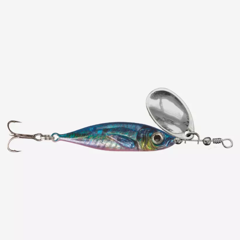 Søvik Spinnsilda 12g Sølv/Blå/Holo/Rosa