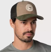 Guideline Badge Trucker Cap - Forest