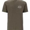 Simms Circle Lockup T-Shirt Military Heather