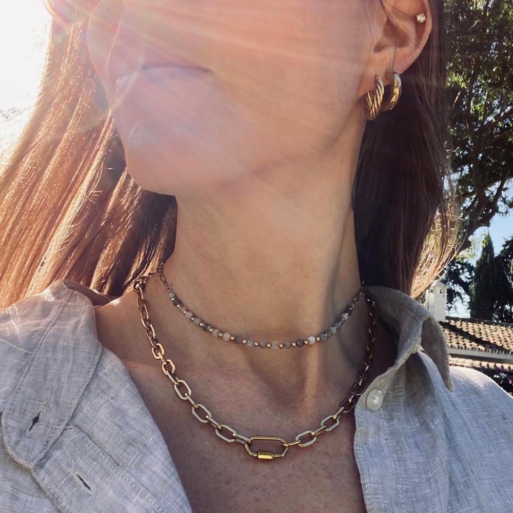 Artnr 2111205 Nova Short Necklace Gold