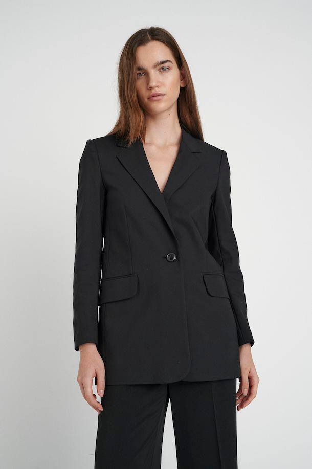 Zella long blazer - black