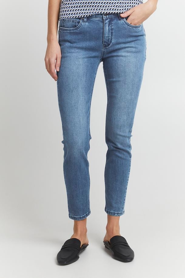 FRWATER 4 Tight Jeans - Simple blue denim