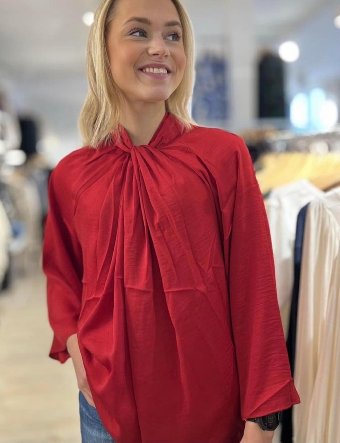 KotoIW Blouse - true red