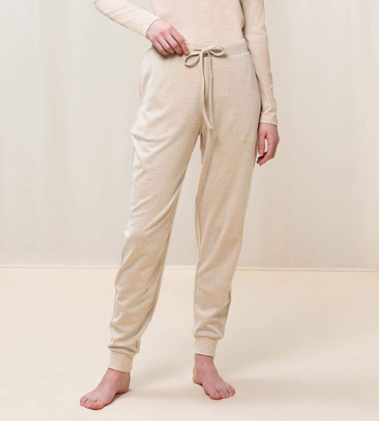 Thermal cosy trousers, M003 Beige