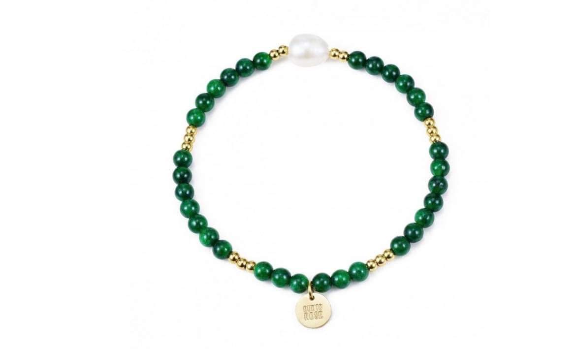 Spirit Pearl Bracelet Green/Gold