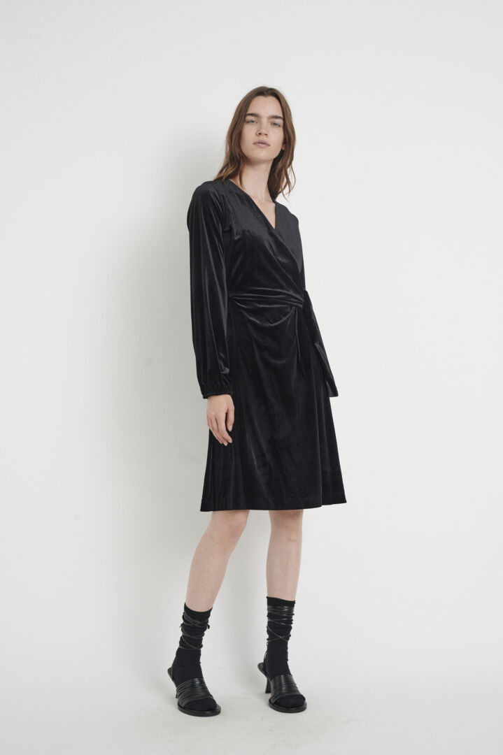 GorielIW Wrap dress, black