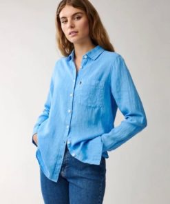 Isa Linen Shirt - Blue