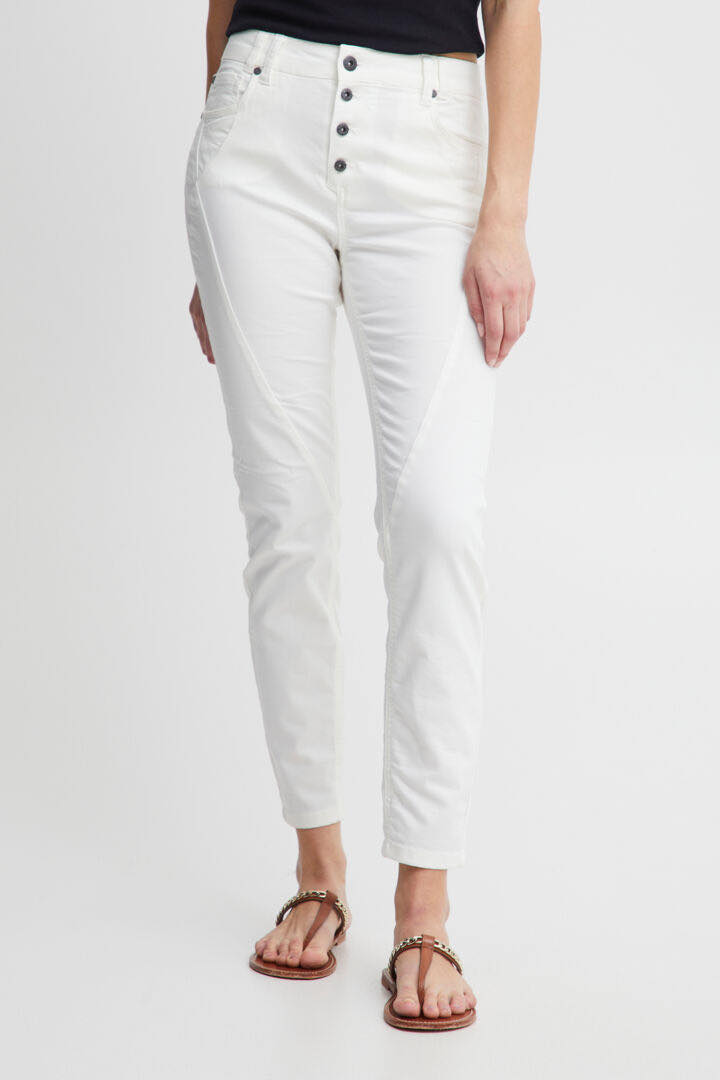 PZROSITA HW Pants skinny leg - Blanc de Blanc