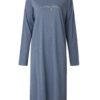 Angelica cotton Modal Jersey Nightgown - Blue melange