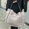 Day Woolen Small shopper- Taupe melange