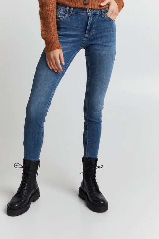 PZANNA Jeans skinny leg - Medium Blue Denim