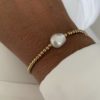Pearl Bracelet elastic gold