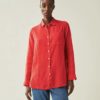 Isa Linen Shirt - Red