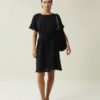 Meghan Linen Dress - Black