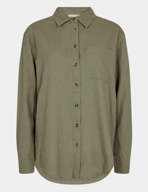 FQLAVA-SHIRT -Deep lichen green