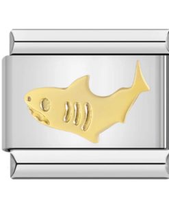 Shark Gold Charm Links
