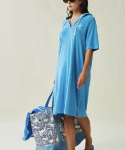 Petra organic cotton dress - Blue