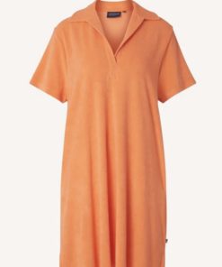 Kailey Organic Cotton Terry Dress - orange