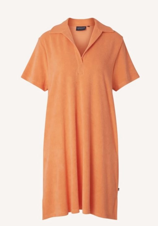 Kailey Organic Cotton Terry Dress - orange