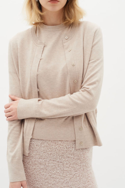 KellsieIW Cardigan - Haze Melange