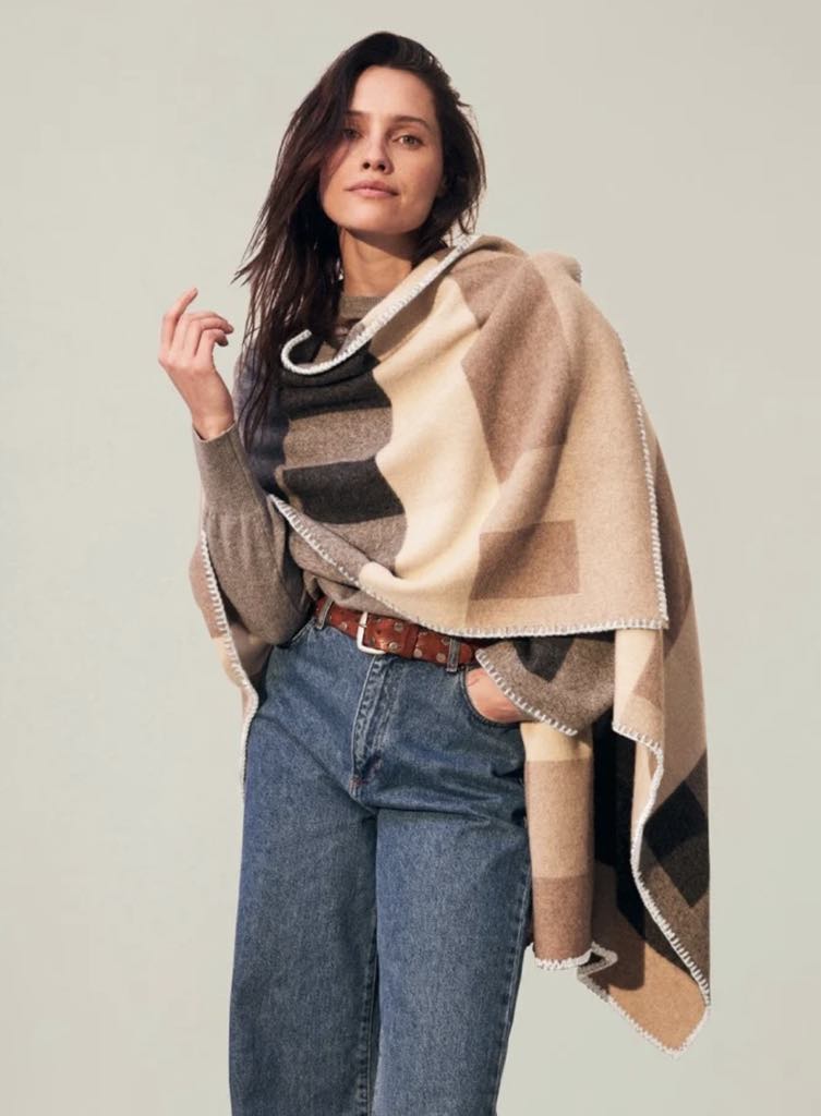 Palma Recycled Wool Blend Poncho