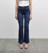 PZBECCA UHW Bootcut - Dark Blue