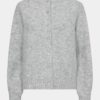 FQLOUISA-Cardigan - Med Grey Melange