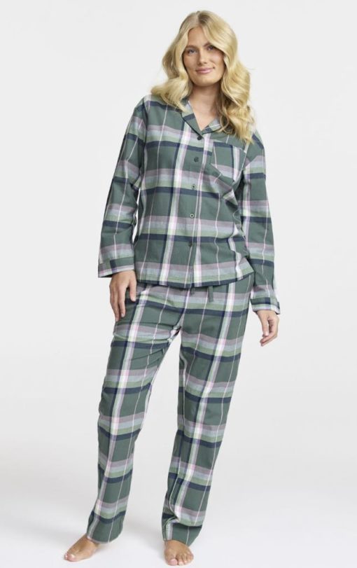 Damella Pyjamas 70101 - Forest Green