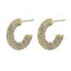 Lola Crystal Earring BI Diamand/Gold