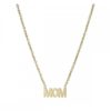 Mom Necklace Gold