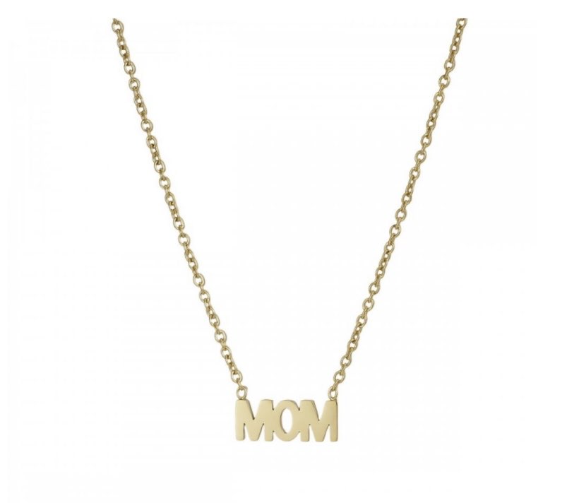 Mom Necklace Gold