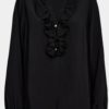 FQGRULY - BLOUSE - BLACK