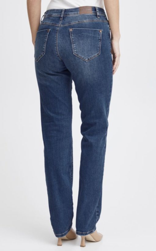 PZSandra HW Jeans Medium Straight Leg(1200)